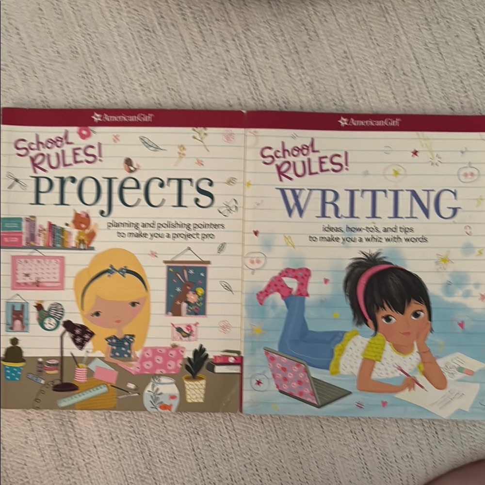 American Girl School Rules Projects and Writing Books